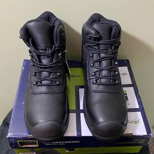 SR Max Black Waterproof Mens Steel Toe Black Boots